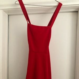 Red dress